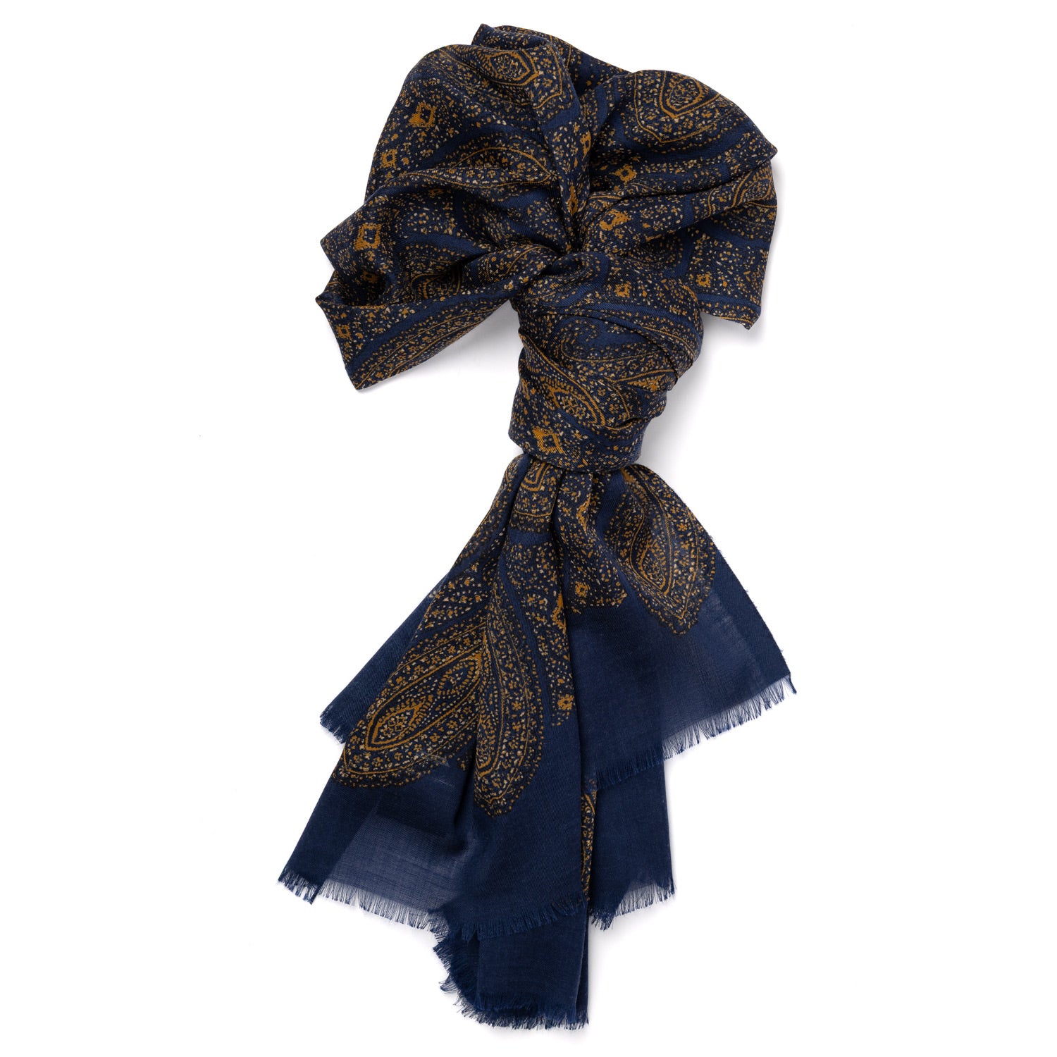 Scarf "Vecchio Paisley" made from the finest Cashmere - handmade
